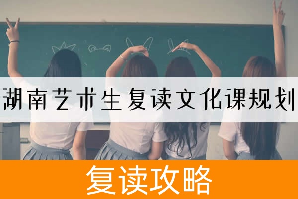 湖南艺术生复读文化课规划：精准策略助力逆风翻盘